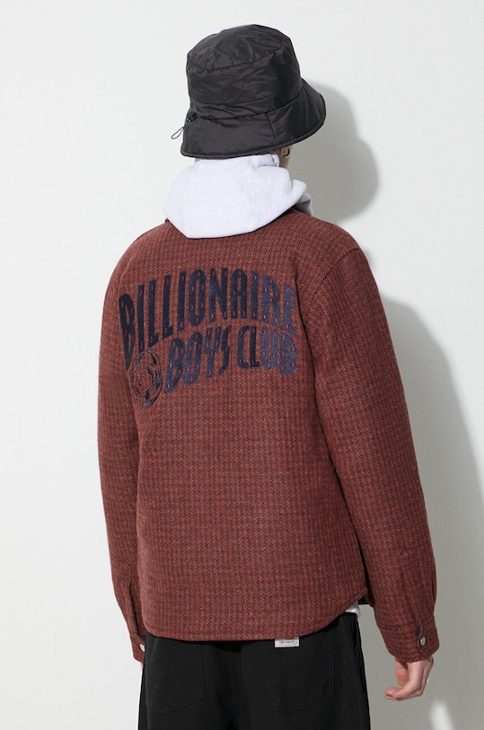 Îmbrăcăminte Billionaire Boys Club geacă de lână B23225 burgundia