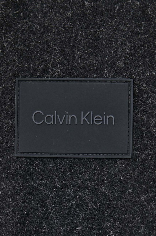 Calvin Klein koszula wełniana K10K111731 czarny