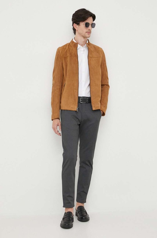 Ρούχα Πουκάμισο Calvin Klein K10K112088 λευκό