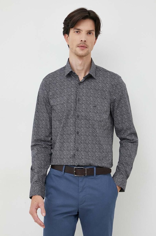 Ρούχα Πουκάμισο Calvin Klein K10K112141 μαύρο