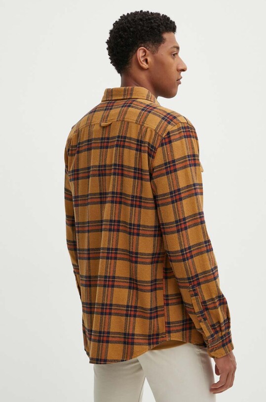 Fjallraven koszula bawełniana Övik brązowy F82978.232.215