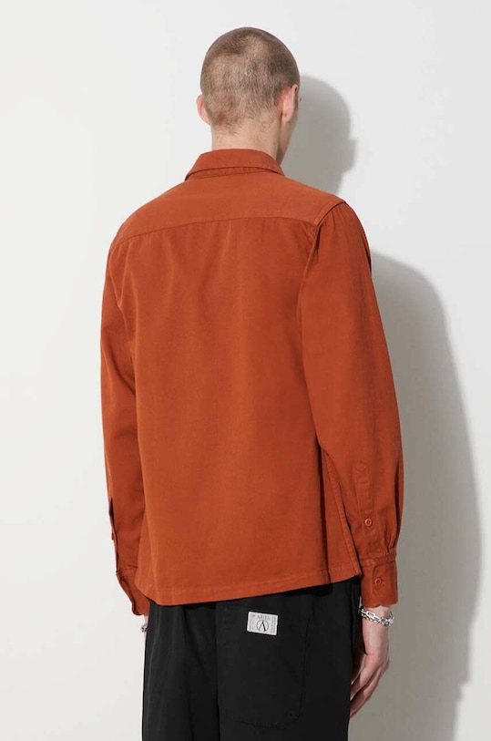Хлопковая рубашка Aries коричневый FUAR40115