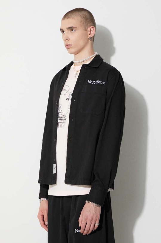 Aries cotton shirt black FUAR40115