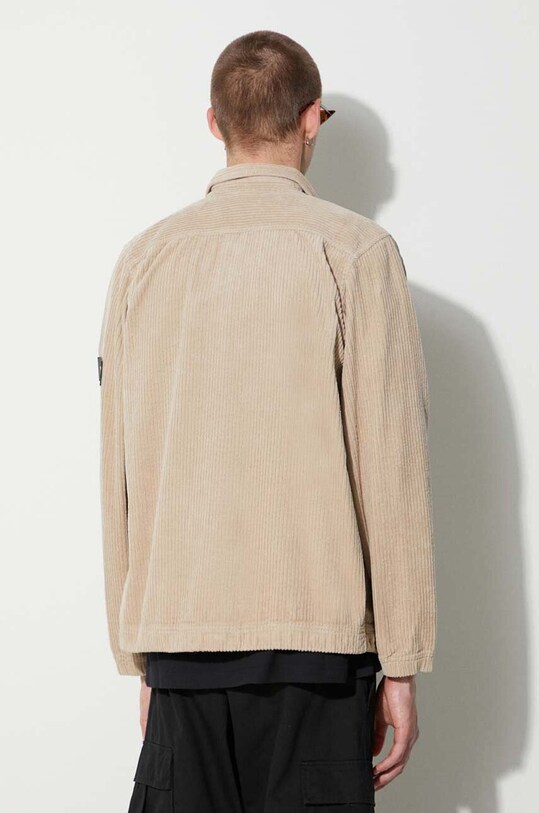 Clothing Aries corduroy shirt FUAR40600 beige
