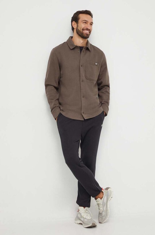 Πουκάμισο Reebok Classic 100036917 καφέ AW23