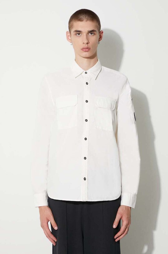 C.P. Company koszula GABARDINE BUTTONED SHIRT