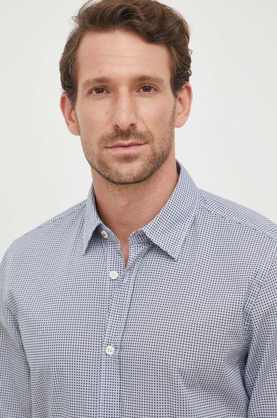 Joop! camicia in cotone blu navy 30038914