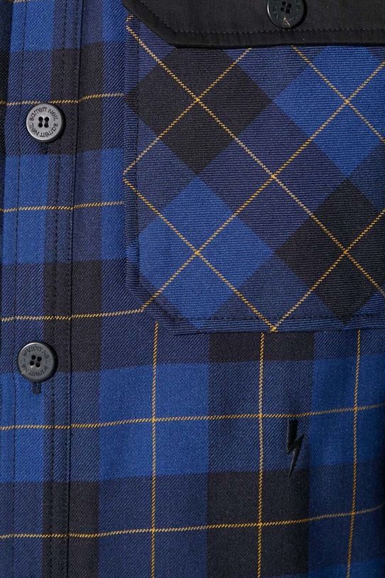 Яке Neil Barett LOOSE BICOLOR FLAP POCKET PADDED PBCS024C.V041C.3705
