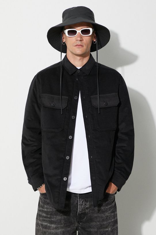 Куртка Neil Barett LOOSE BICOLOR FLAP POCKET PADDED з підкладкою чорний PBCS024C.V042C.0101