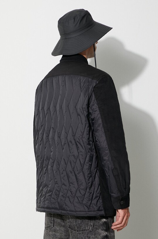 Clothing Neil Barett jacket LOOSE BICOLOR FLAP POCKET PADDED PBCS024C.V042C.0101 black