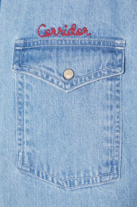 Corridor denim shirt Mountain Embroidery Western WT0067