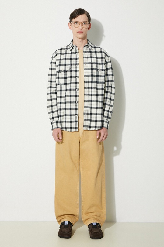 Filson cotton shirt Alaskan Guide Shirt FMCAM0005 beige SS24