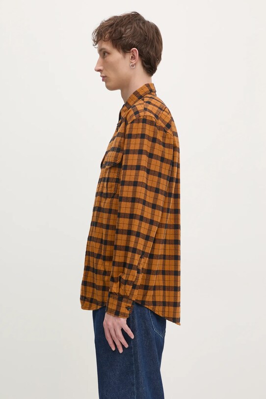 Pamučna košulja Filson Alaskan Guide Shirt FMCAM0005 smeđa SS24