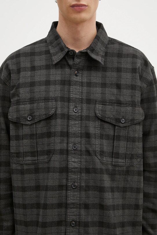 Pamučna košulja Filson Alaskan Guide Shirt siva FMCAM0005