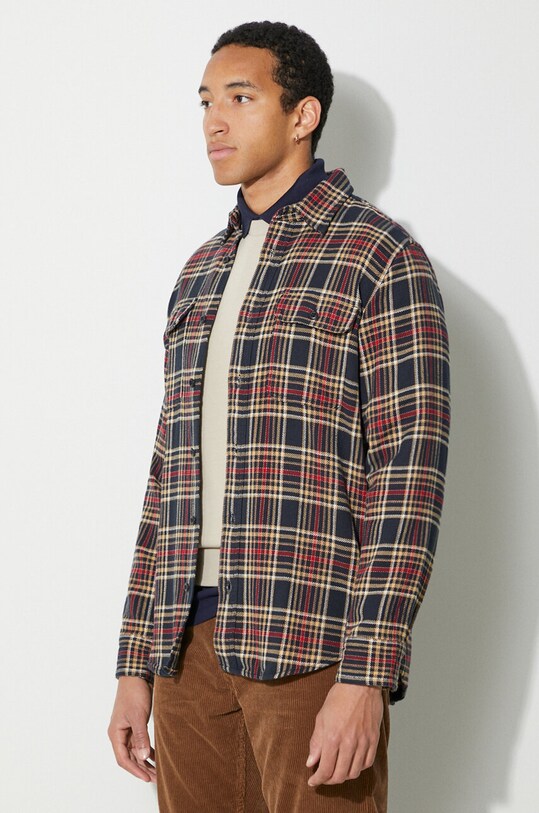 Бавовняна сорочка Filson Vintage Flannel Work Shirt темно-синій FMCAM0016