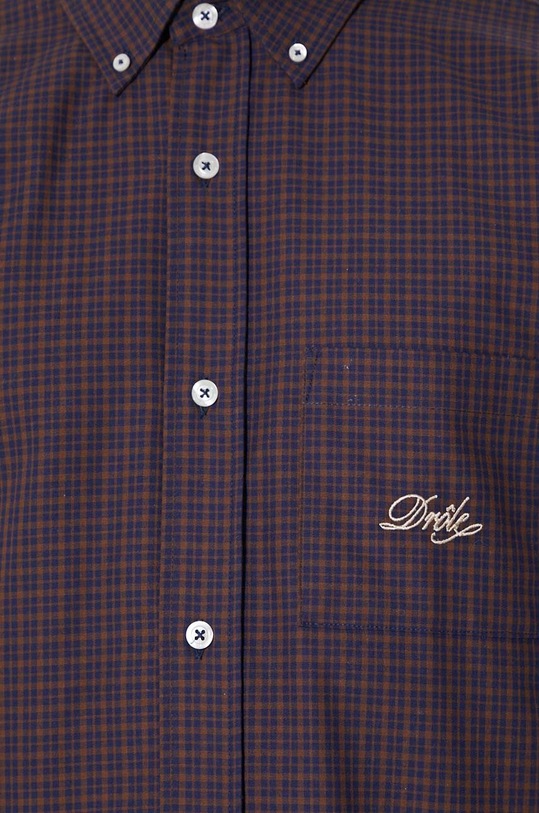 Drôle de Monsieur cotton shirt La Chemise Carreaux C.SH122.CO069.BN