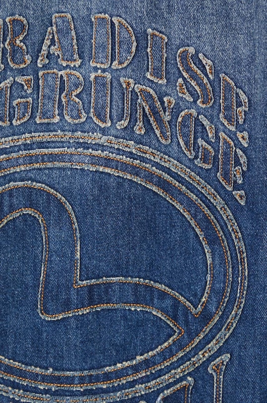 Evisu cămașă din denim Seagull Appolique 2EAHTM3SL8012RXCT