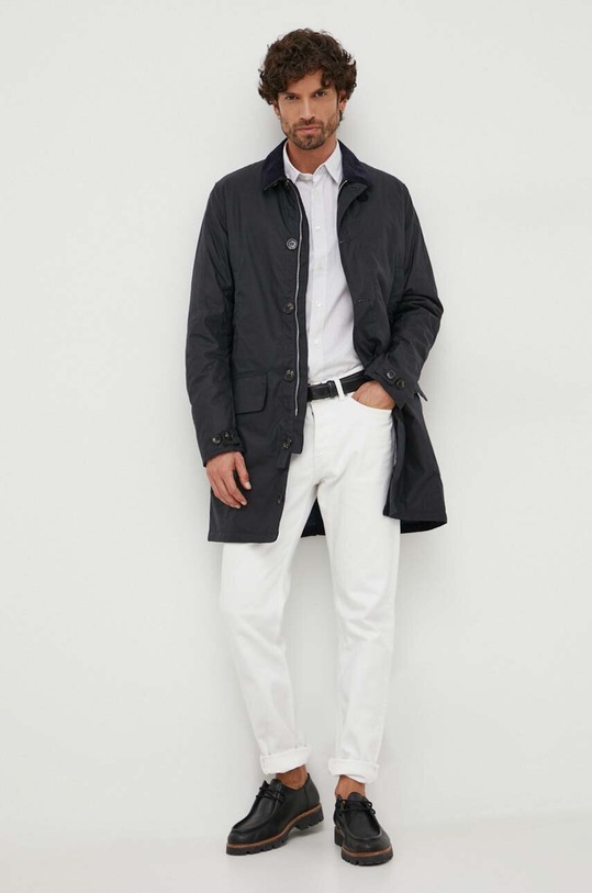 United Colors of Benetton koszula bawełniana 57M5UQ037.902 szary AW23