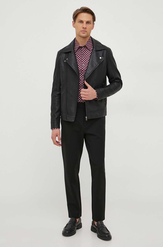 Odzież Michael Kors koszula CH340059Y6 bordowy