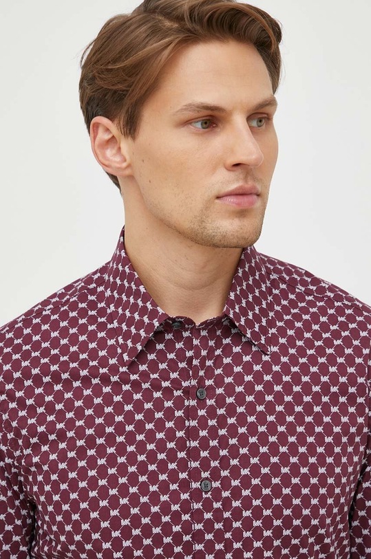 Michael Kors koszula CH340059Y6 bordowy