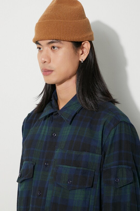 Engineered Garments cămașă din bumbac Trail Shirt 23F1A026.ES055 negru