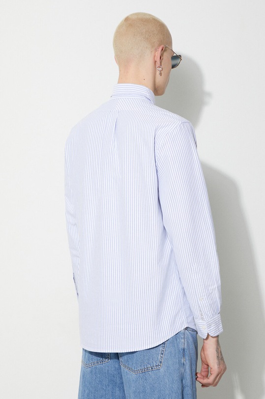 Clothing Human Made cotton shirt Stripe B.D HM26SH002 blue