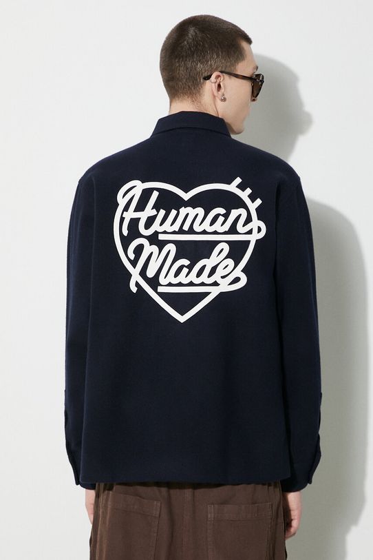 Human Made camasa de lana Wool Cpo