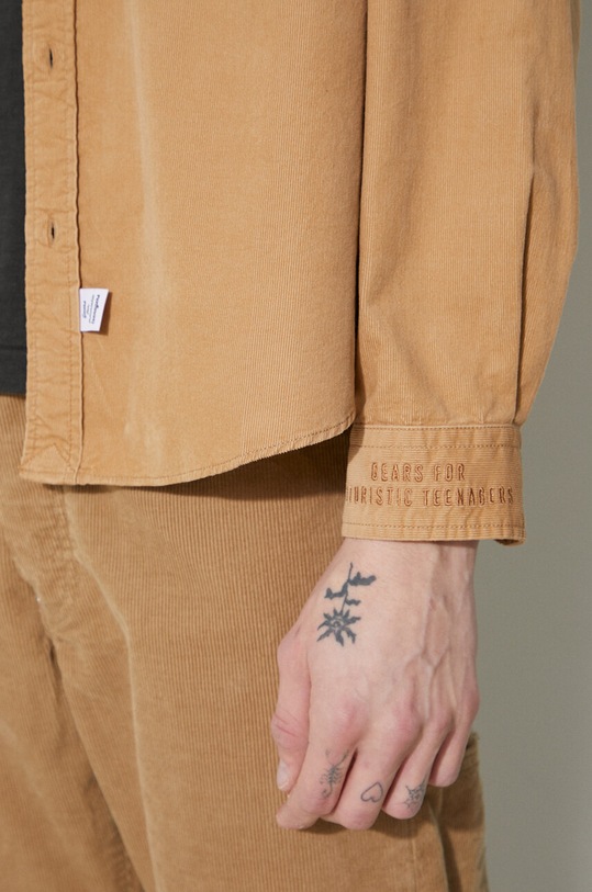 Вельветовая рубашка Human Made Corduroy B.D HM26SH009