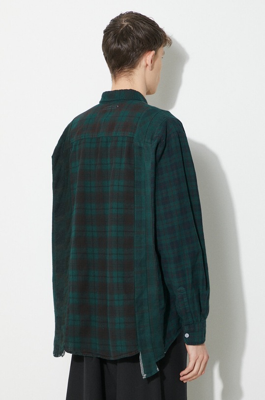 Clothing Needles cotton shirt Flannel Shirt NS303 turquoise