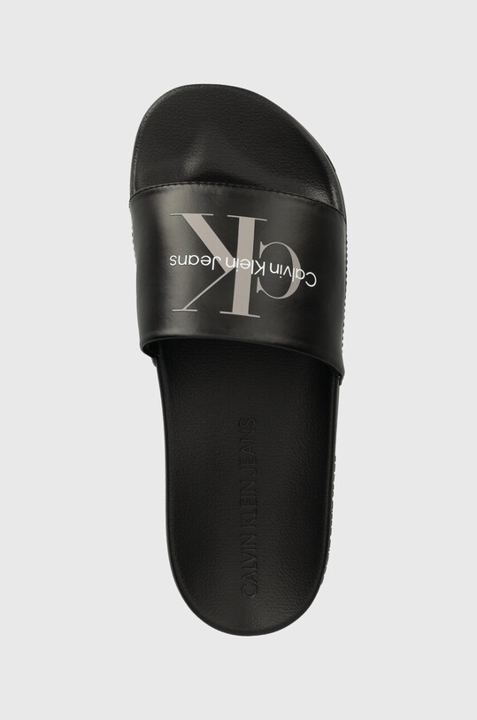 Шльопанці Calvin Klein Jeans SLIDE NY PEARL чорний YW0YW01243