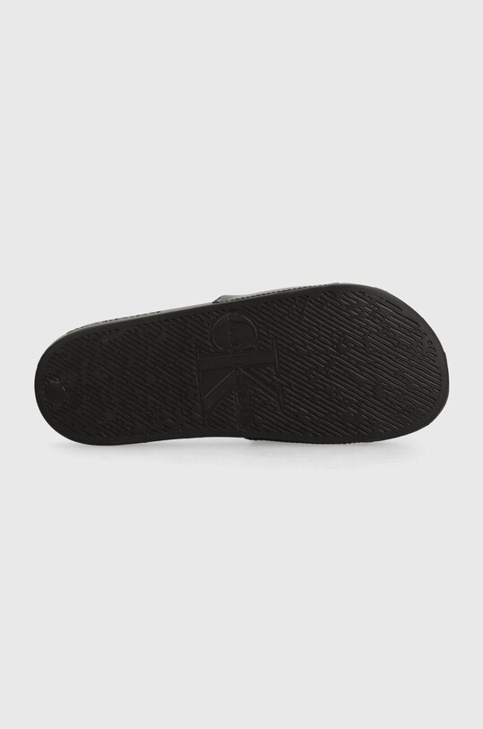 Шльопанці Calvin Klein Jeans SLIDE NY PEARL YW0YW01243 чорний