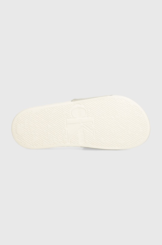 Шлепанцы Calvin Klein Jeans SLIDE NY PEARL YW0YW01243 серебрянный