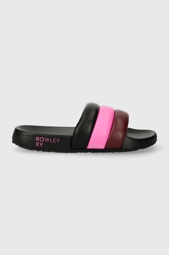 Šľapky Roxy x Rowley plochý čierna ARJL200840