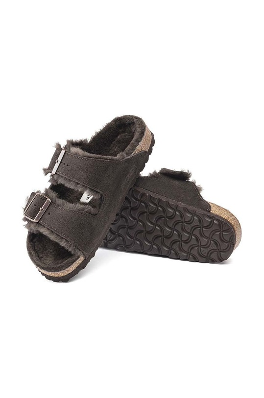 Semišové pantofle Birkenstock Arizona 1020528