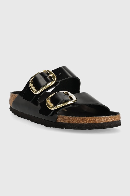 Kožené šľapky Birkenstock Arizona Big Buckle 1021476.Arizona čierna AW23