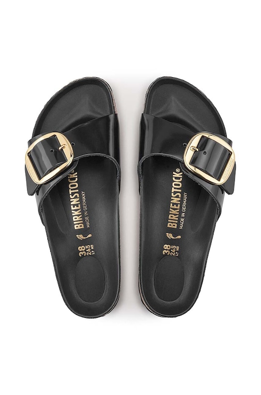 Кожаные шлепанцы Birkenstock Madrid 1022541 чёрный