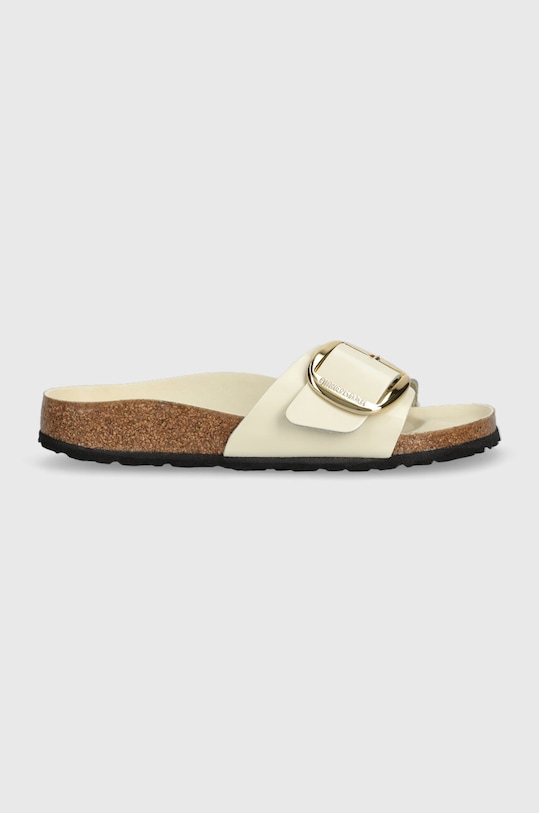 Birkenstock bőr papucs Madrid nappa bőr bézs 1025298