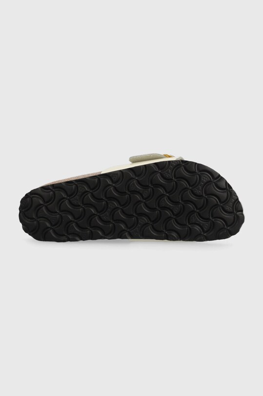 Birkenstock klapki skórzane Madrid 1025298 beżowy