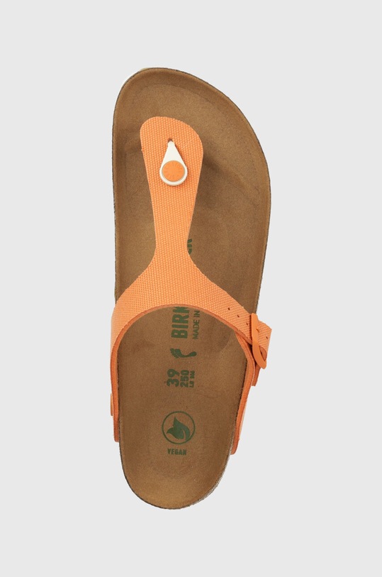 Birkenstock japonki Gizeh pomarańczowy 1025560