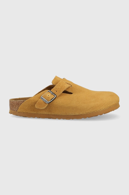 Birkenstock klapki zamszowe Boston Corduroy