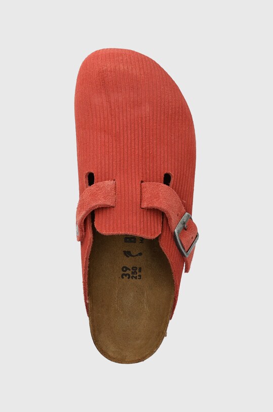 Natikače od brušene kože Birkenstock Boston Corduroy narančasta 1025689