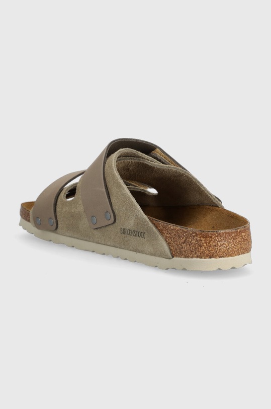 Обувь Замшевые шлепанцы Birkenstock Uji 1025695 бежевый