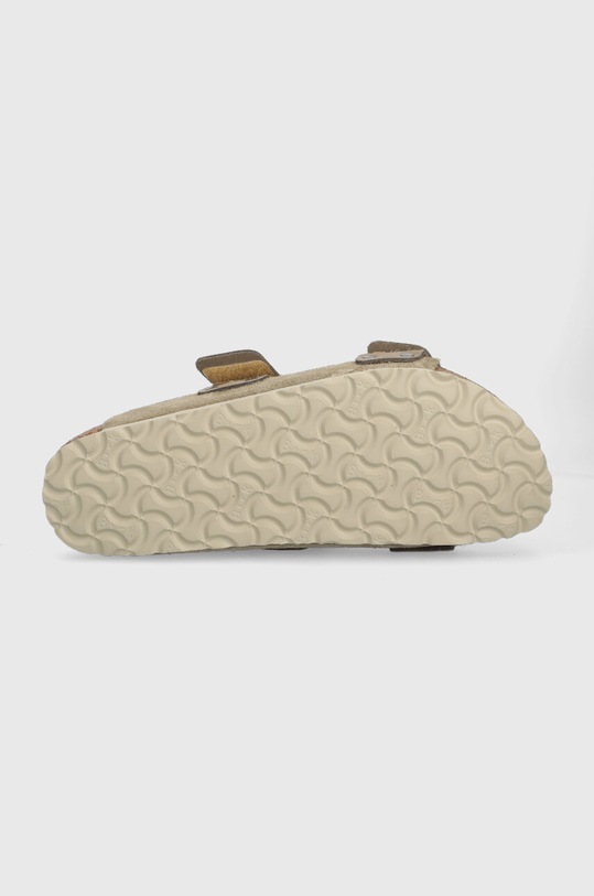 Замшевые шлепанцы Birkenstock Uji 1025695 бежевый