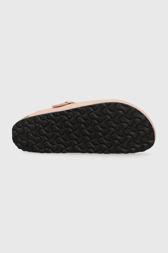 Birkenstock klapki zamszowe Boston 1026171 różowy