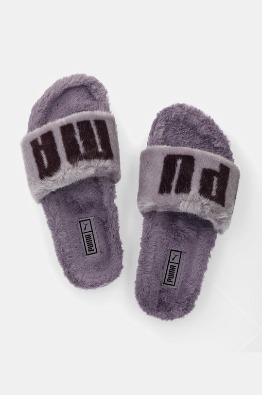 Pantofle Puma Leadcat 2.0 Fuzz fialová 387313