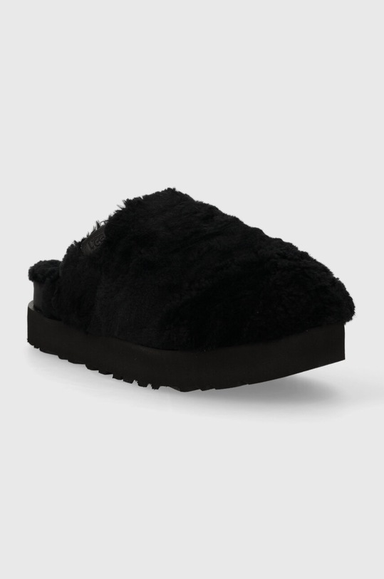 Μάλλινες παντόφλες UGG Fuzz Sugar Slide 1135132.BLK μαύρο AA00