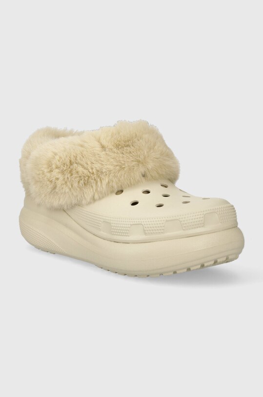 Шлепанцы Crocs Furever Crush 208446.2Y2 бежевый AW23