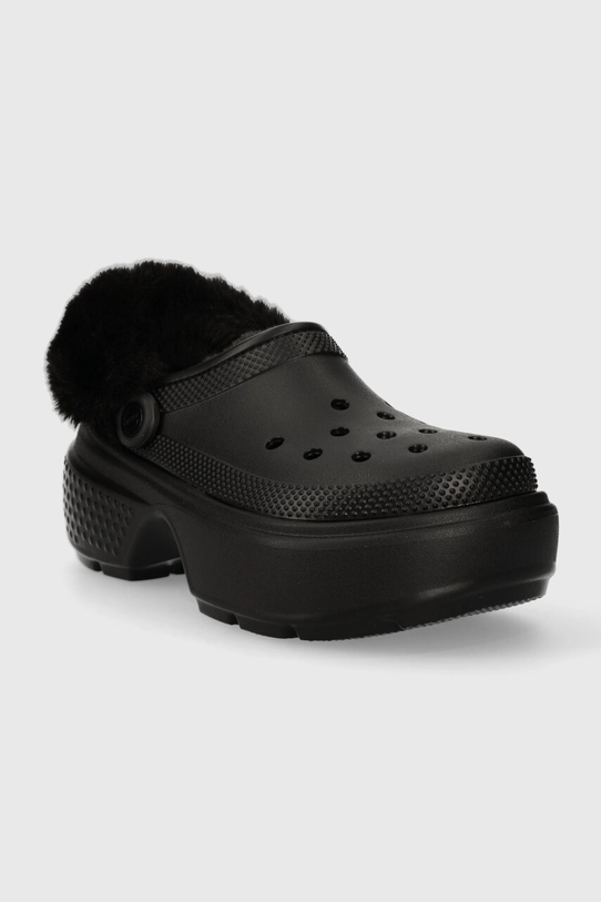 Crocs ciabatte slide Stomp Lined Clog 208546.001 nero AW23