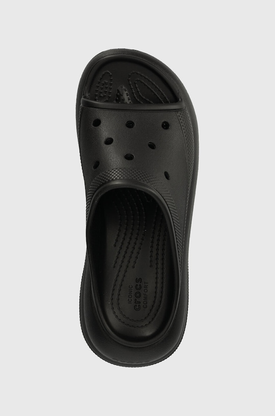 Crocs papuci Classic Crush Slide negru 208731.001