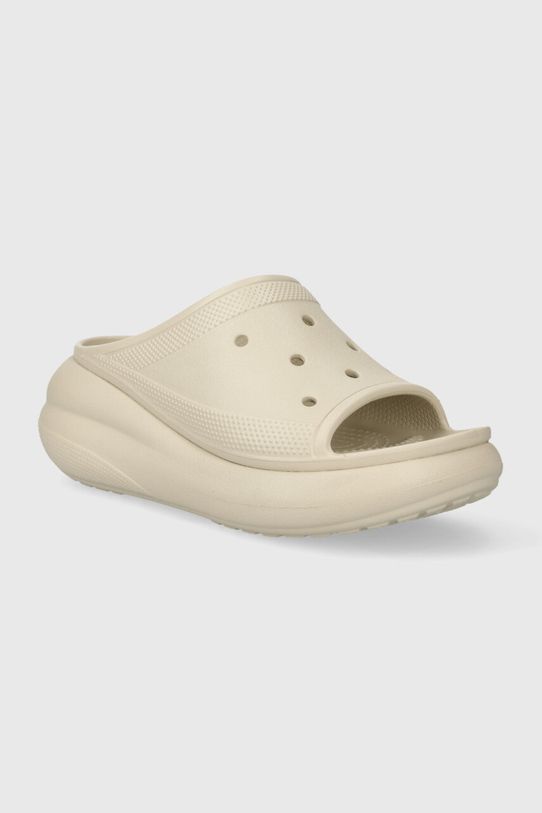 Crocs papuci Classic Crush Slide 208731.2Y2 bej AW23
